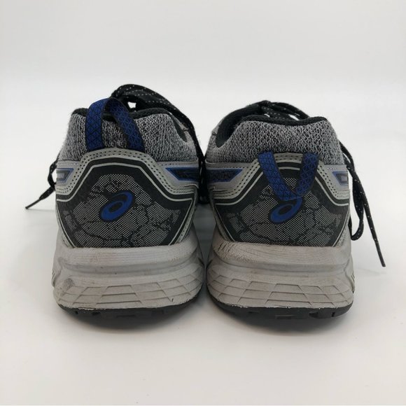 Asics Gray Black Athletic Sneakers | Breathable Comfort Non-Slip - Picture 6 of 9